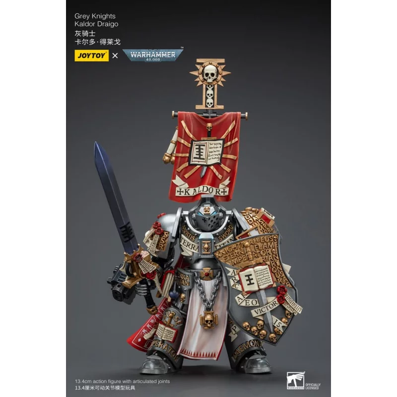 Warhammer 40k Action Figurine 1/18 Grey Knights Kaldor Draigo 13cm