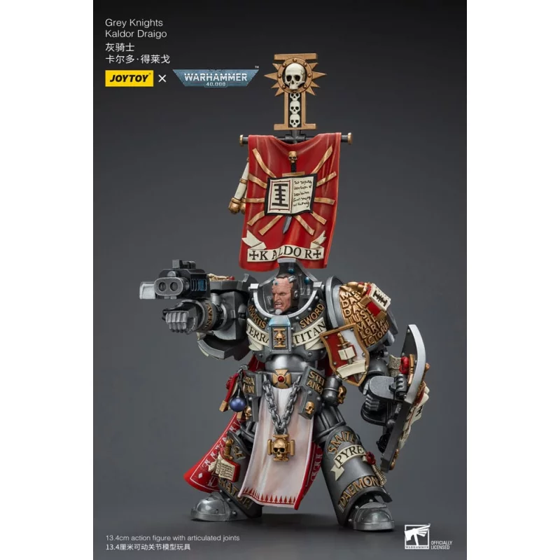 Warhammer 40k Action Figurine 1/18 Grey Knights Kaldor Draigo 13cm
