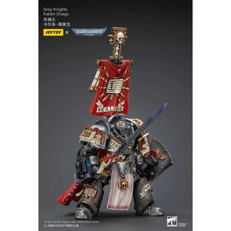 Warhammer 40k Action Figurine 1/18 Grey Knights Kaldor Draigo 13cm