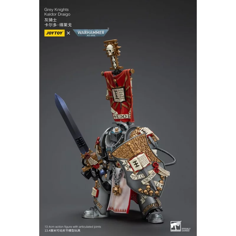 Warhammer 40k Action Figurine 1/18 Grey Knights Kaldor Draigo 13cm
