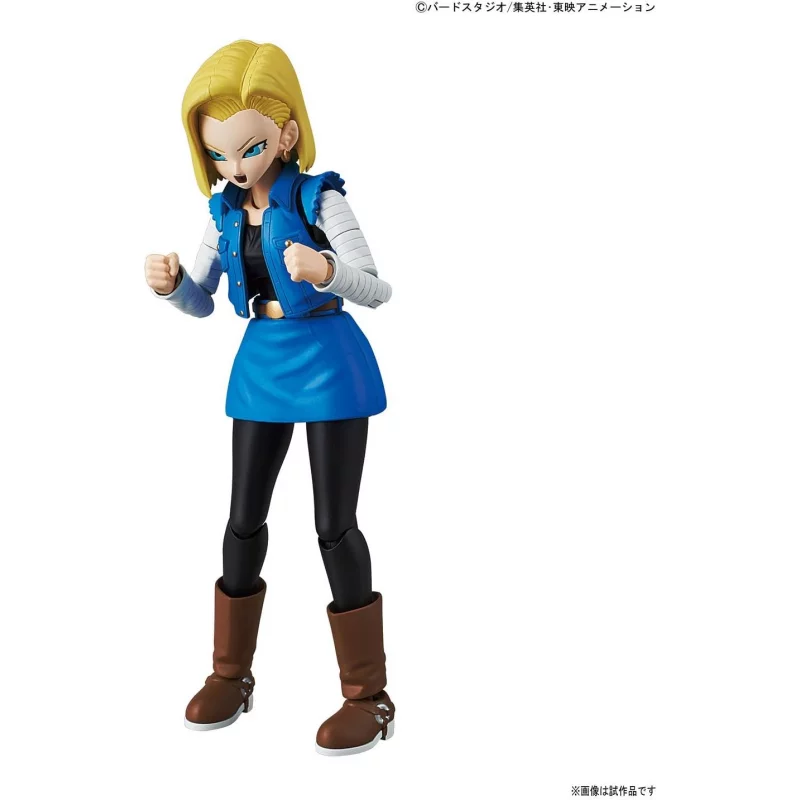Dragonball Z figurine Plastic Model Kit Figure-rise Standard C-18 ( Android 18 ) 15 cm