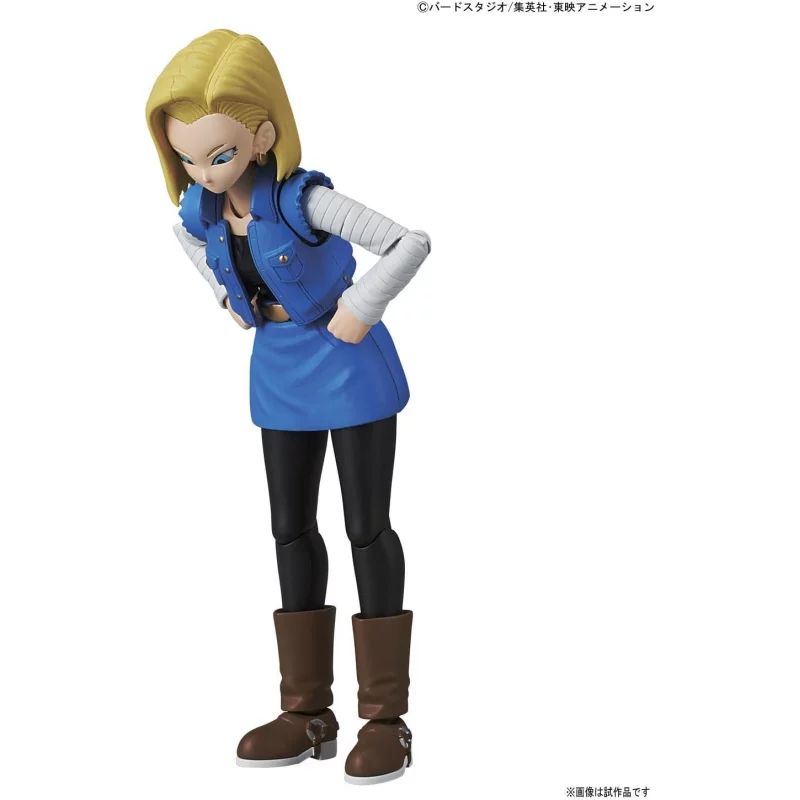 Dragonball Z figurine Plastic Model Kit Figure-rise Standard C-18 ( Android 18 ) 15 cm