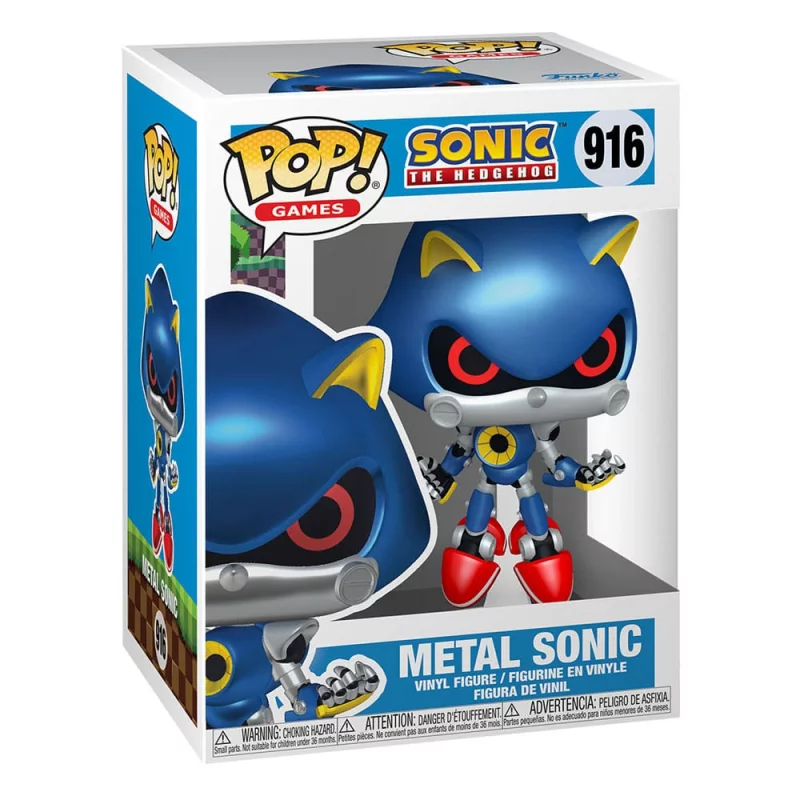 Sonic The Hedgehog POP! Games Vinyl Figure Metal Sonic 10cm N°916