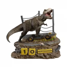 Jurassic Park Figurine T-Rex Calendrier Perpétuel 3D 15cm