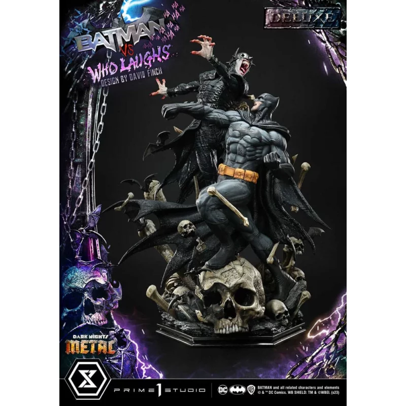 Dark Nights: Metal Statue 1/4 Batman VS Batman Who Laughs Deluxe Bonus Version 67cm