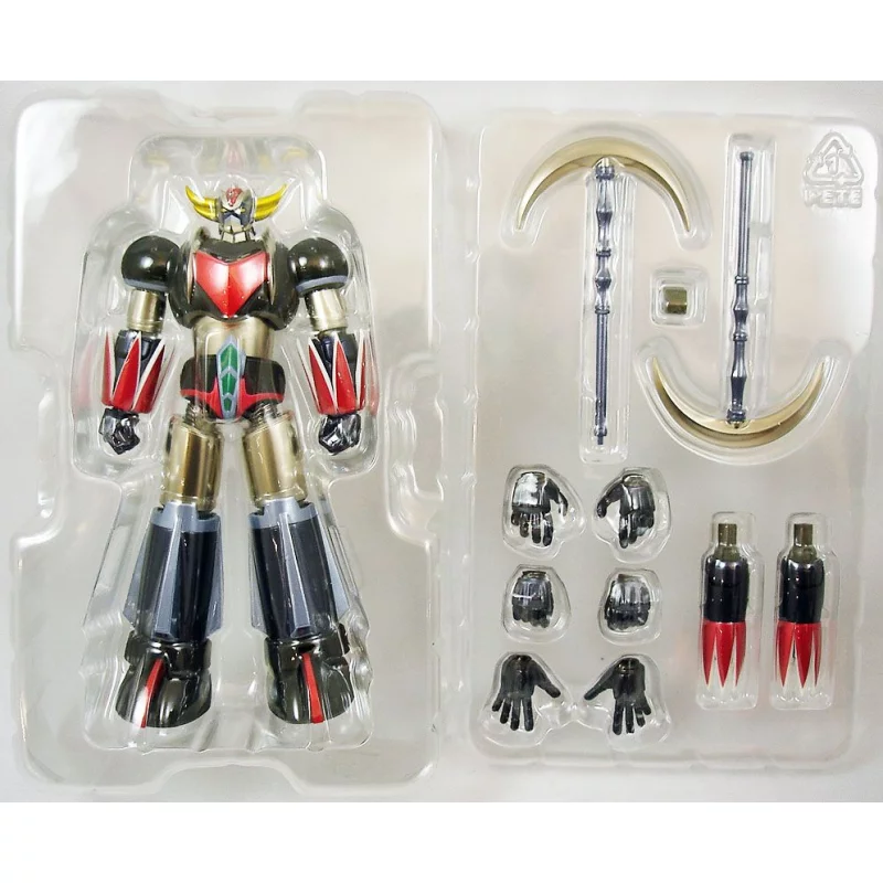 Super Robot Chogokin Action Figurine Goldorak et Soucoupe Kurogane