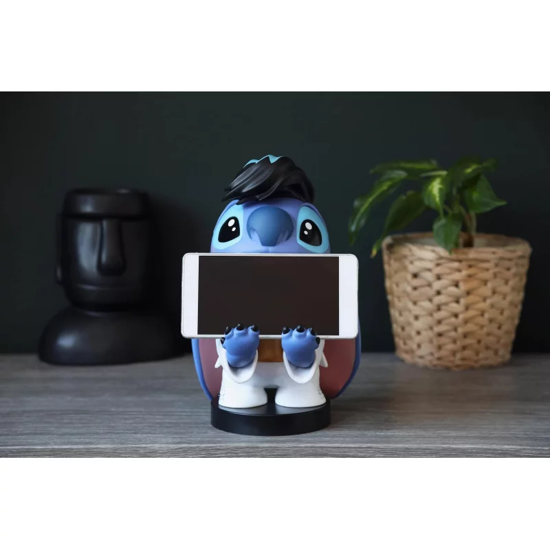 STITCH - Elvis - Figurine 20cm - Support Manette & Portable