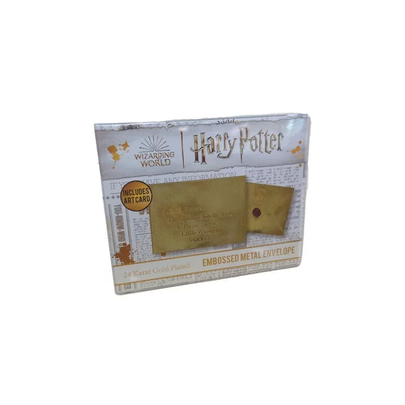 Harry Potter Replica Metal Enveloppe with Red Seal