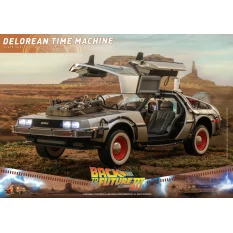 Hot Toys MMS738 Retour vers le Futur 3 III Collectible Véhicule 1/6 DeLorean Time Machine 72cm