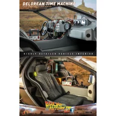 Hot Toys MMS738 Retour vers le Futur 3 III Collectible Véhicule 1/6 DeLorean Time Machine 72cm