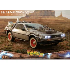 Hot Toys MMS738 Retour vers le Futur 3 III Collectible Véhicule 1/6 DeLorean Time Machine 72cm