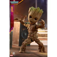 Hot Toys LMS005 Les Gardiens de la Galaxie Vol. 2 Young Groot Life-Size 1/1 Collectible Figurine 26cm (Neuf)