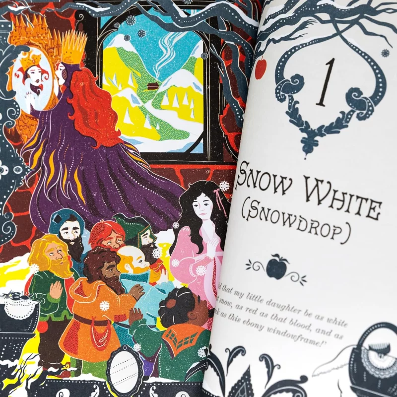 Blanche-Neige et autres contes de Grimm Book Illustration par Minalima *French*