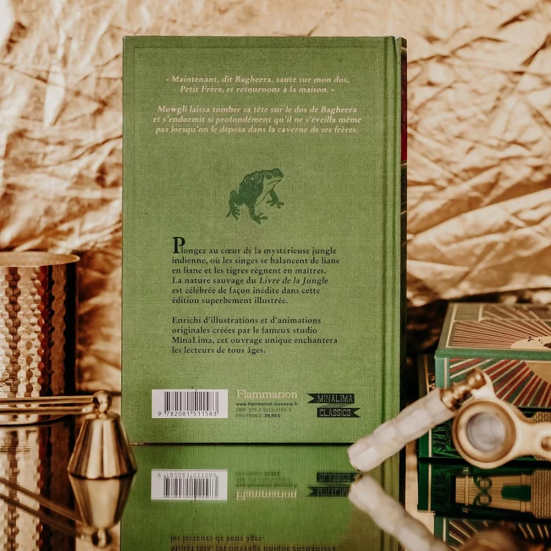 Le Livre de la Jungle Livre Illustration par Minalima *Français*