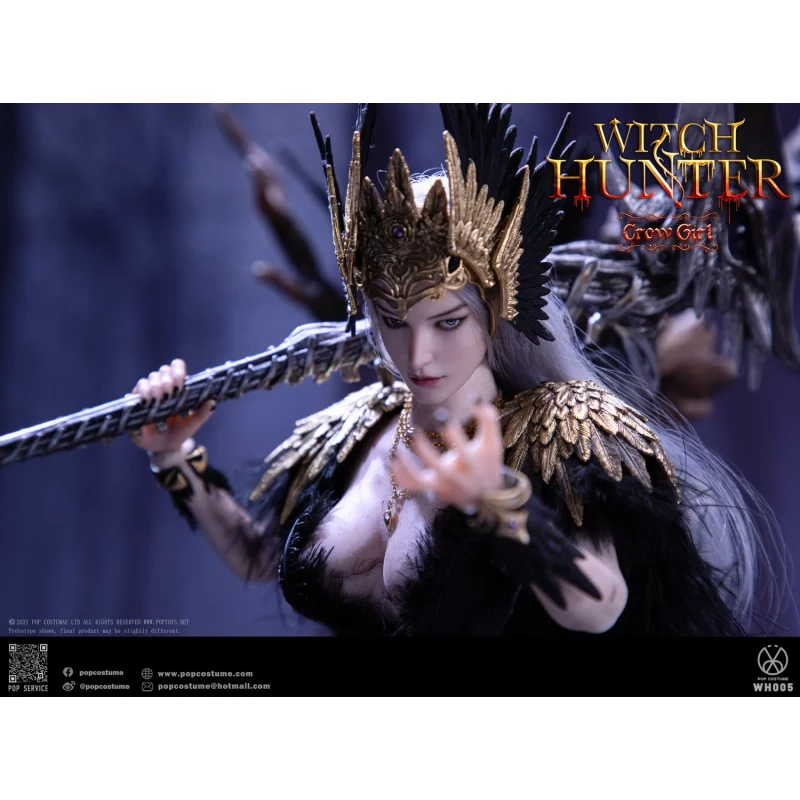 POPTOYS WH004 crow 烏ウィチ・ハンター 1/6 ウィッチャー 1/6 POP Toys Witch Hunter Series-The Crow Girl Standard