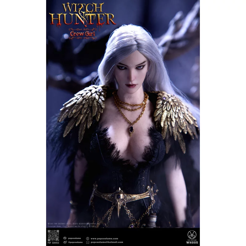 POPTOYS WH004 crow 烏ウィチ・ハンター 1/6 ウィッチャー 1/6 POP Toys Witch Hunter Series-The Crow Girl Standard