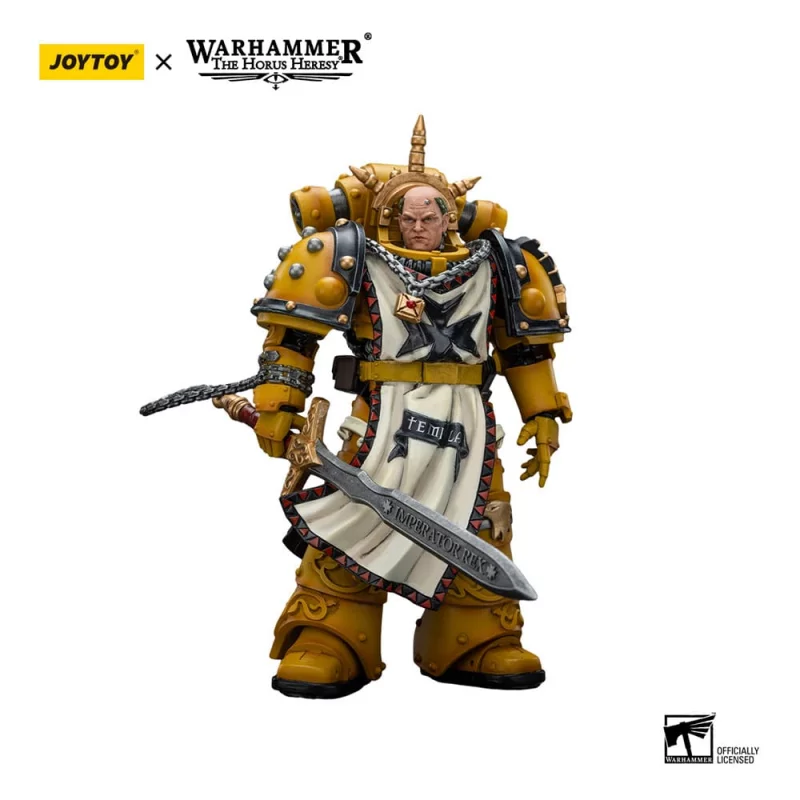 Warhammer Action Figure 1/18 The Horus Heresy Imperial Fists Sigismund First Captain of the Imperial Fists 12cm