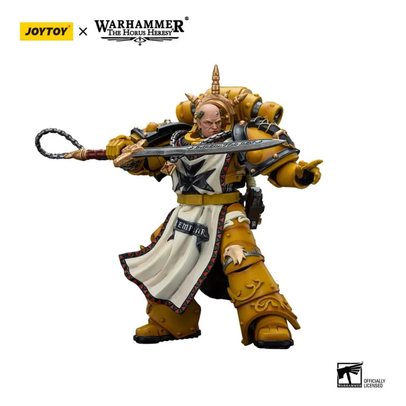 Warhammer Action Figure 1/18 The Horus Heresy Imperial Fists Sigismund First Captain of the Imperial Fists 12cm