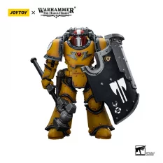 Warhammer Action Figure 1/18 The Horus Heresy Imperial Fists Legion MkIII Breacher Squad Sergeant with Thunder Hammer 12cm