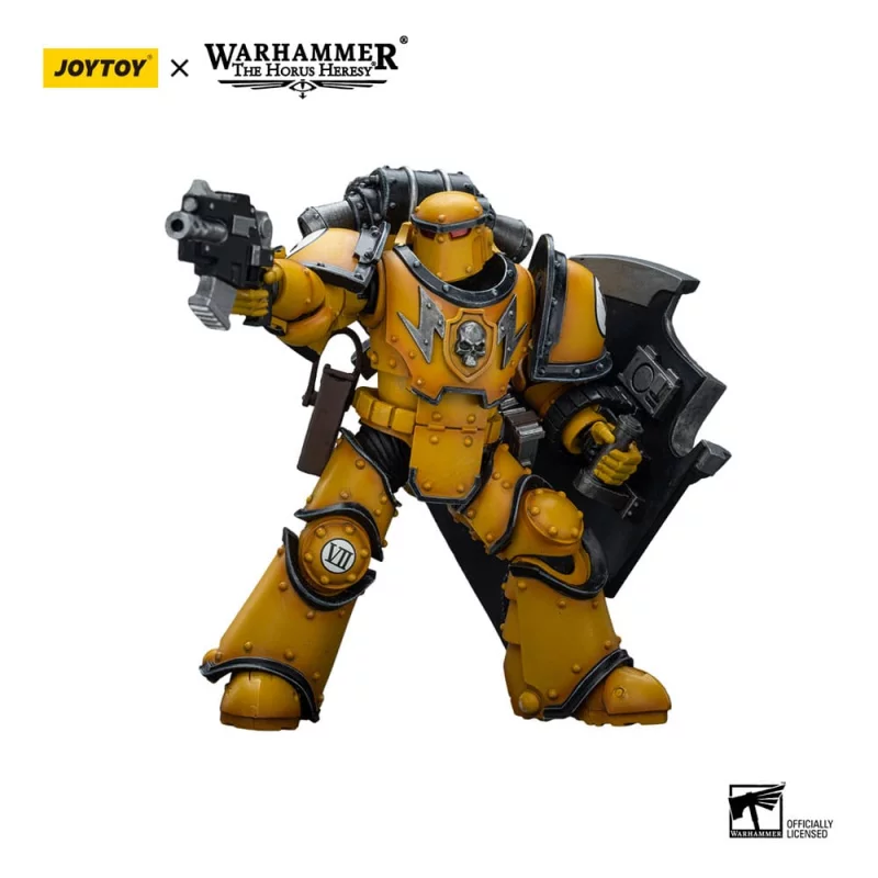 Warhammer Action Figurine 1/18 The Horus Heresy Imperial Fists Legion Breacher Squad Legion Breacher with Graviton Gun 12cm