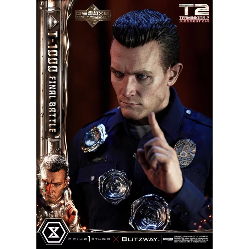Terminator 2 Statue 1/3 T-1000 Final Battle Deluxe Version 73cm