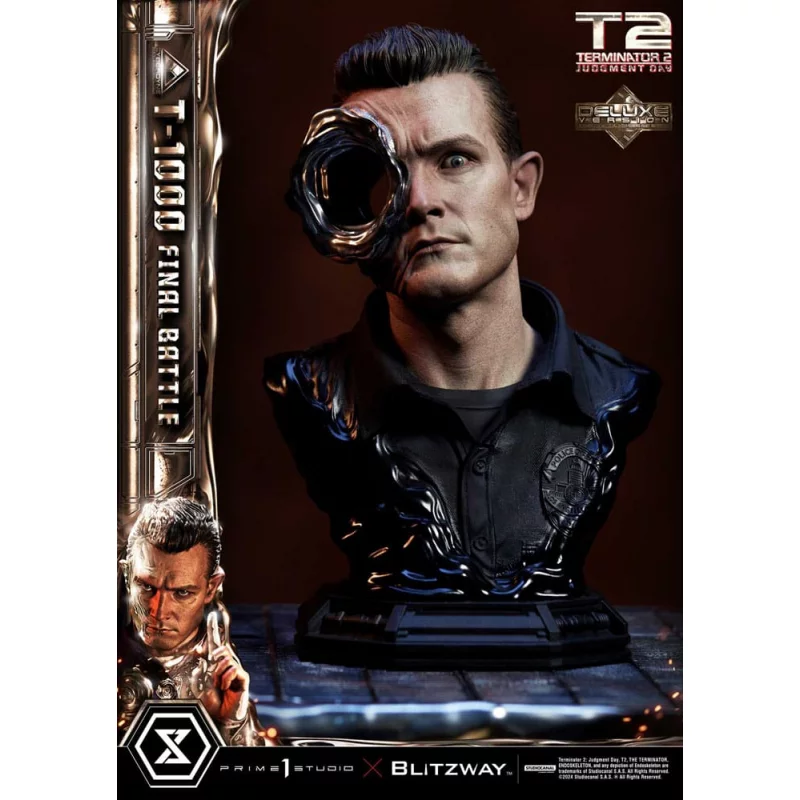 Terminator 2 Statue 1/3 T-1000 Final Battle Deluxe Version 73cm