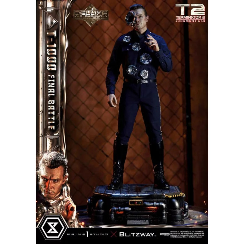 Terminator 2 Statue 1/3 T-1000 Final Battle Deluxe Version 73cm