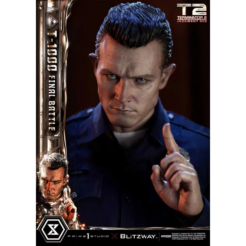 Terminator 2 Statue 1/3 T-1000 Final Battle Deluxe Version 73cm