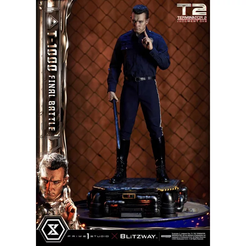 Terminator 2 Statue 1/3 T-1000 Final Battle Deluxe Version 73cm