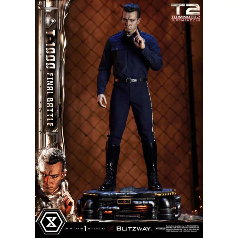 Terminator 2 Statue 1/3 T-1000 Final Battle Deluxe Version 73cm