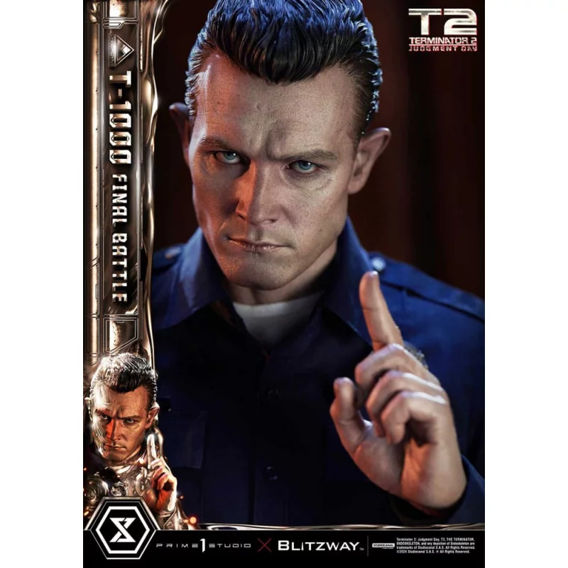 Terminator 2 Statue 1/3 T-1000 Final Battle Deluxe Version 73cm