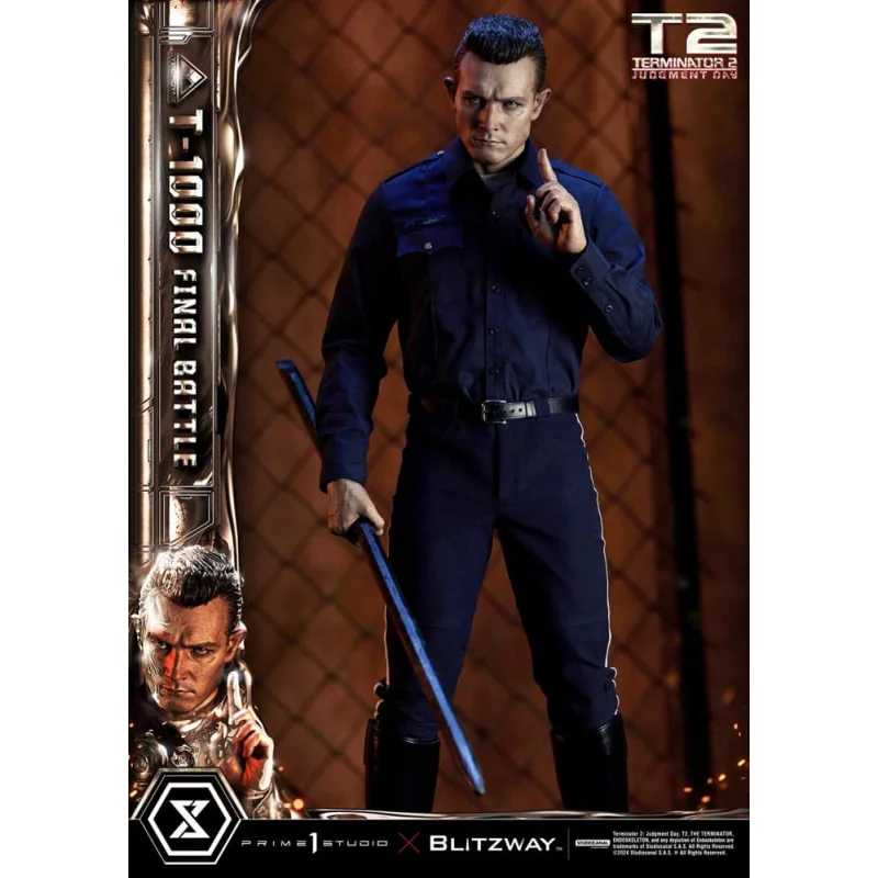 Terminator 2 Statue 1/3 T-1000 Final Battle Deluxe Version 73cm