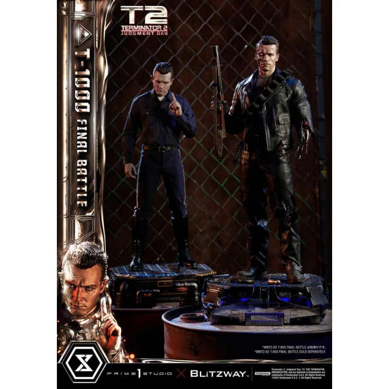 Terminator 2 Statue 1/3 T-1000 Final Battle Deluxe Version 73cm