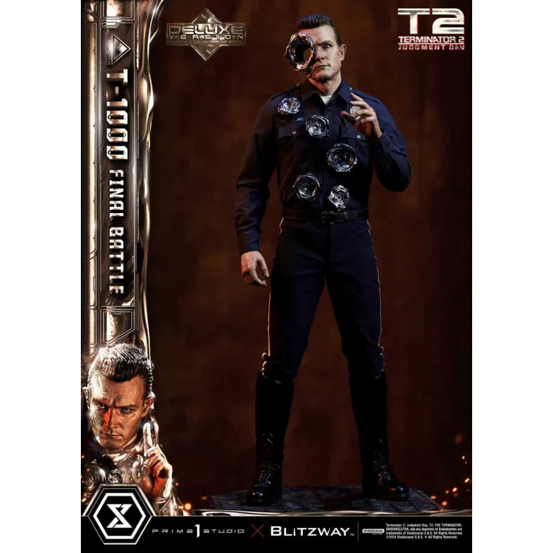 Terminator 2 Statue 1/3 T-1000 Final Battle Deluxe Version 73cm