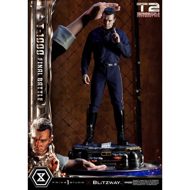 Terminator 2 Statue 1/3 T-1000 Final Battle Deluxe Version 73cm