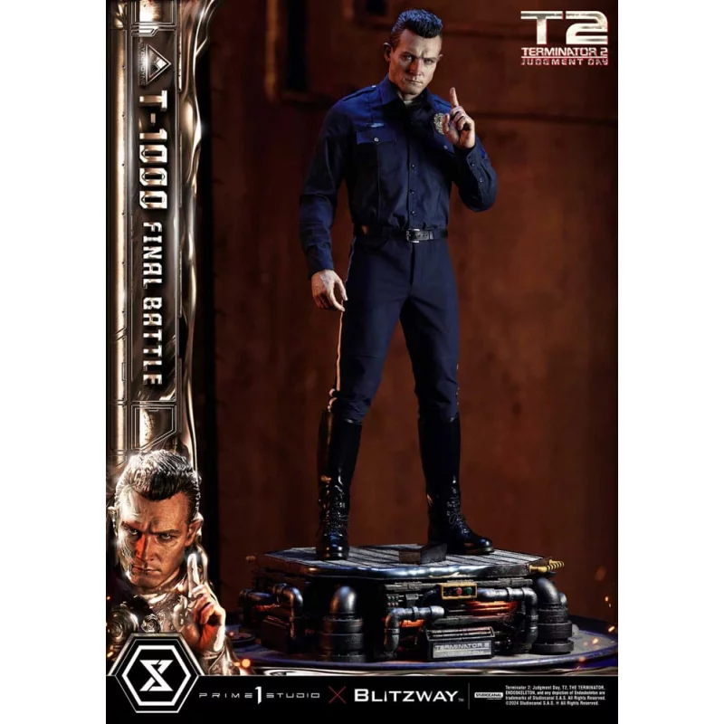 Terminator 2 Statue 1/3 T-1000 Final Battle Deluxe Version 73cm