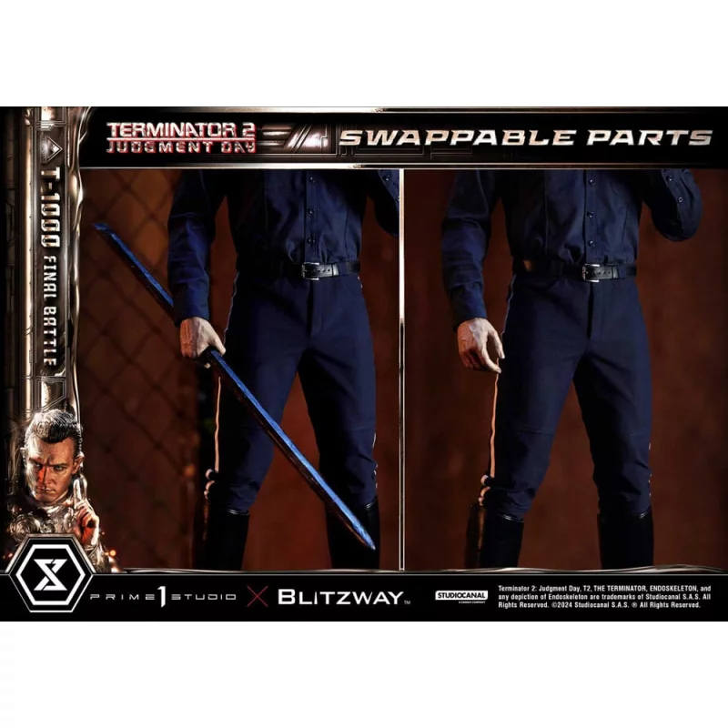 Terminator 2 Statue 1/3 T-1000 Final Battle 73cm