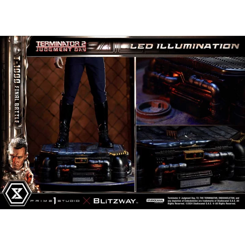 Terminator 2 Statue 1/3 T-1000 Final Battle 73cm