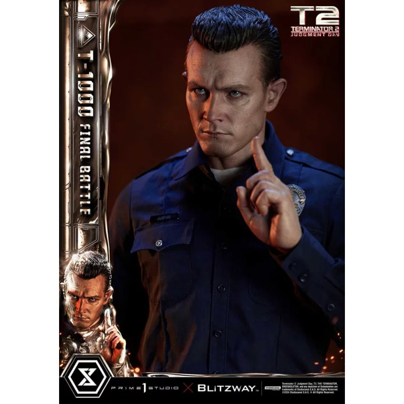 Terminator 2 Statue 1/3 T-1000 Final Battle 73cm