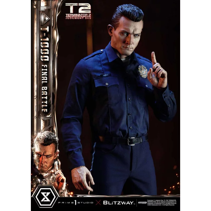Terminator 2 Statue 1/3 T-1000 Final Battle 73cm
