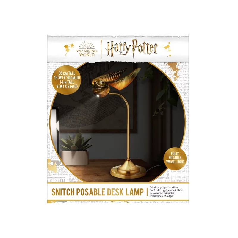 Harry Potter Desk Lamp Golden Snitch 36cm