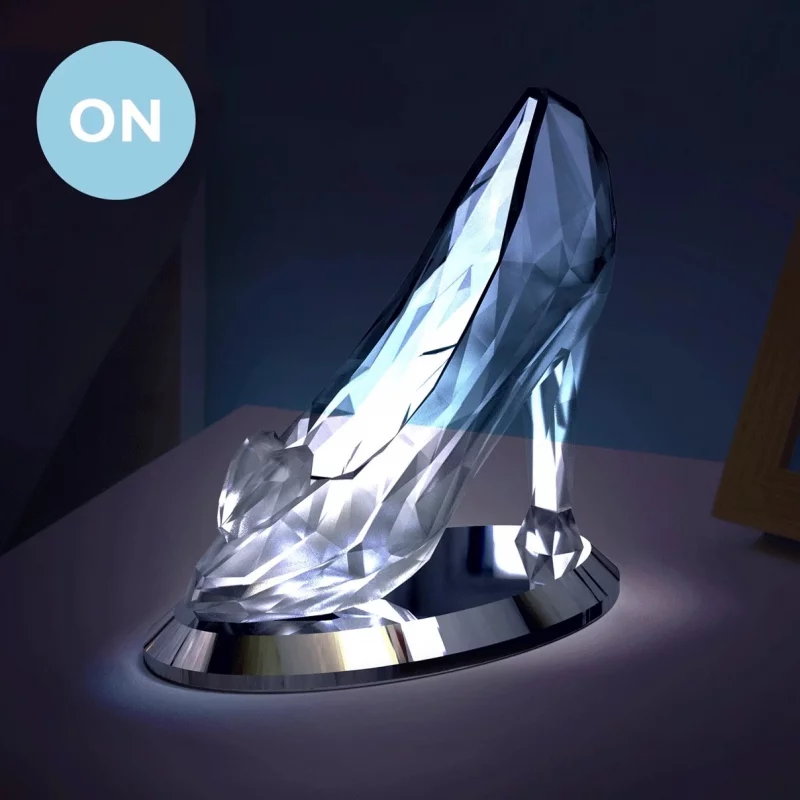 Disney Cinderella Lamp 3D Glass Slipper 19cm