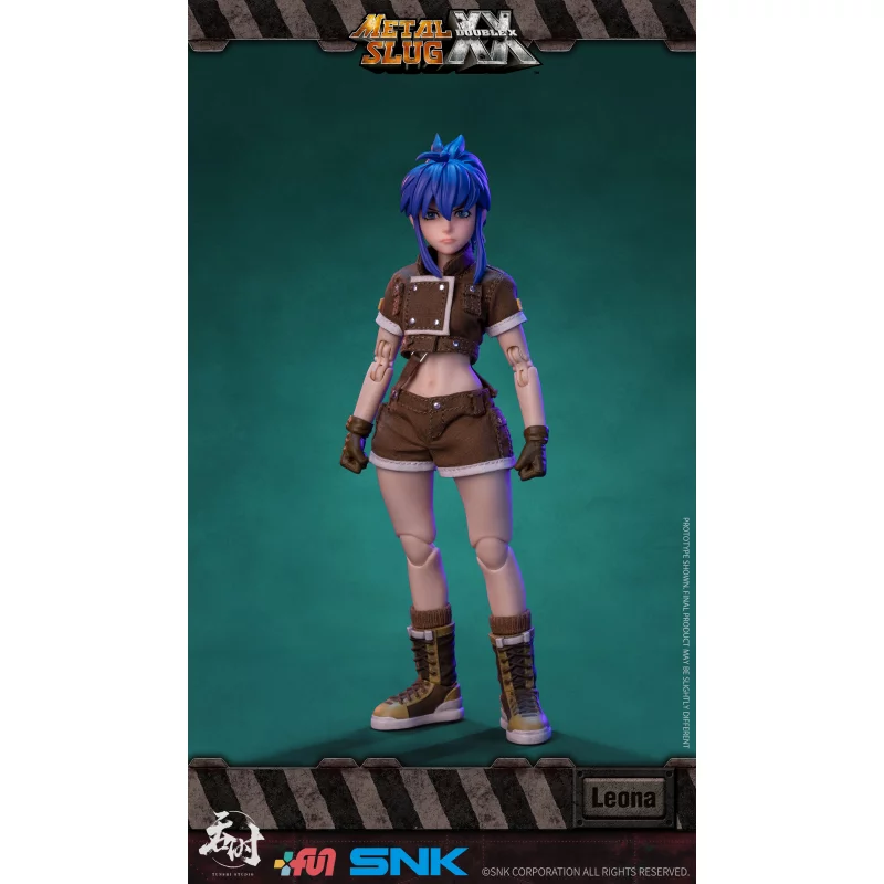 Metal Slug XX Action Figure 1/12 Leona Heidern Tunshi Studio SNK