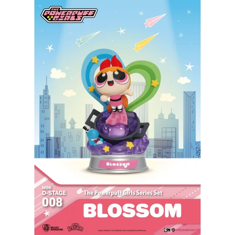 The Powerpuff Girls Pack of 6 Figures Mini Diorama Stage The Powerpuff Girls 12cm