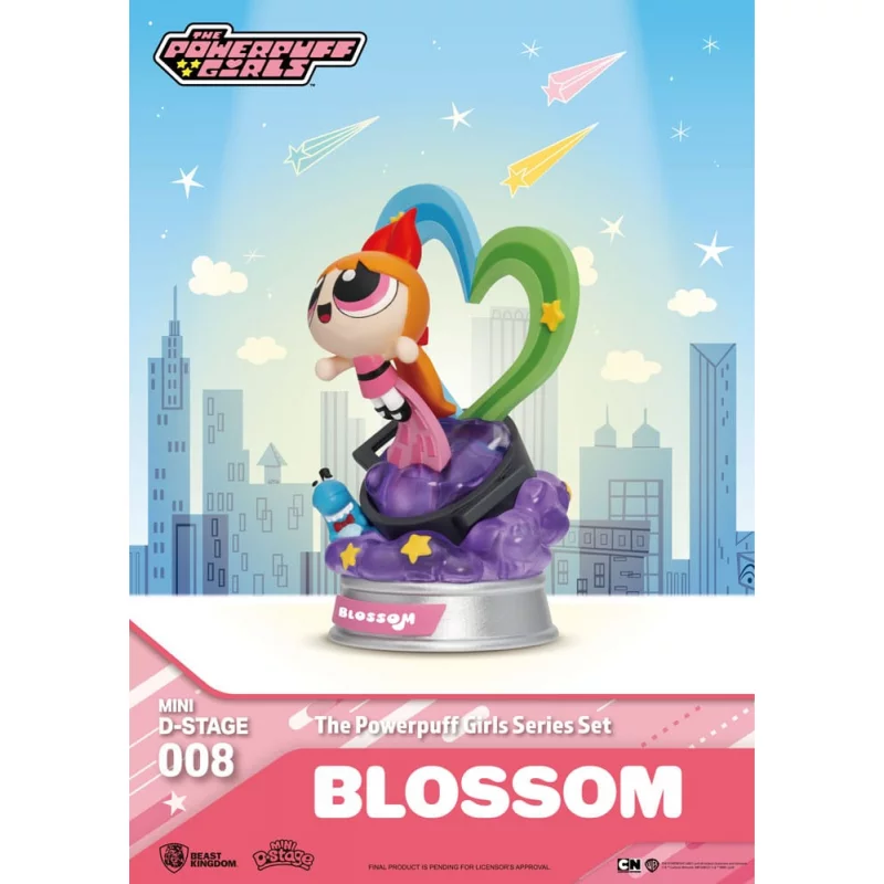 The Powerpuff Girls Pack of 6 Figures Mini Diorama Stage The Powerpuff Girls 12cm