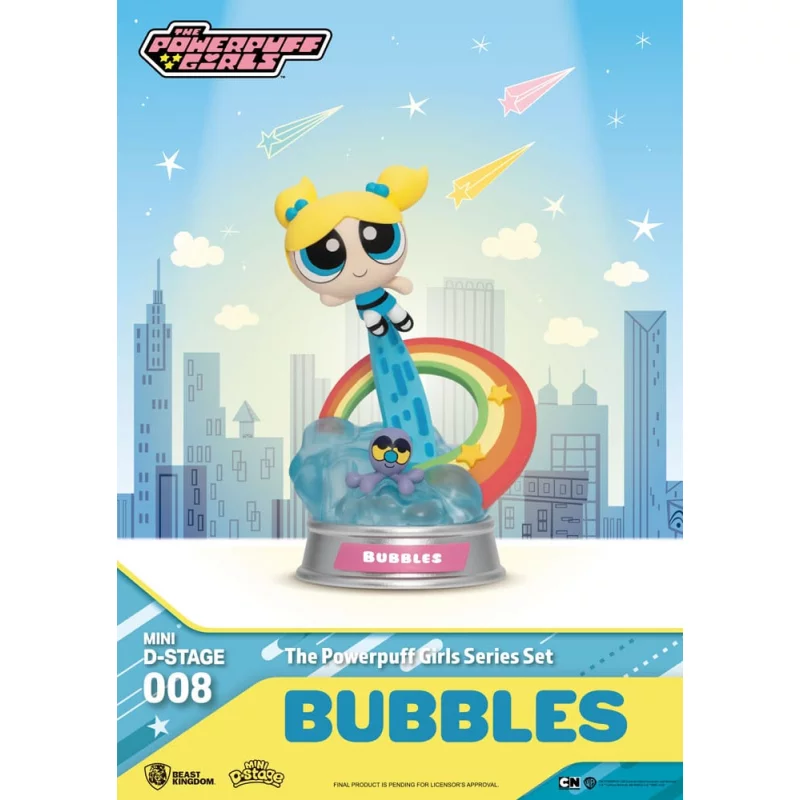 The Powerpuff Girls Pack of 6 Figures Mini Diorama Stage The Powerpuff Girls 12cm