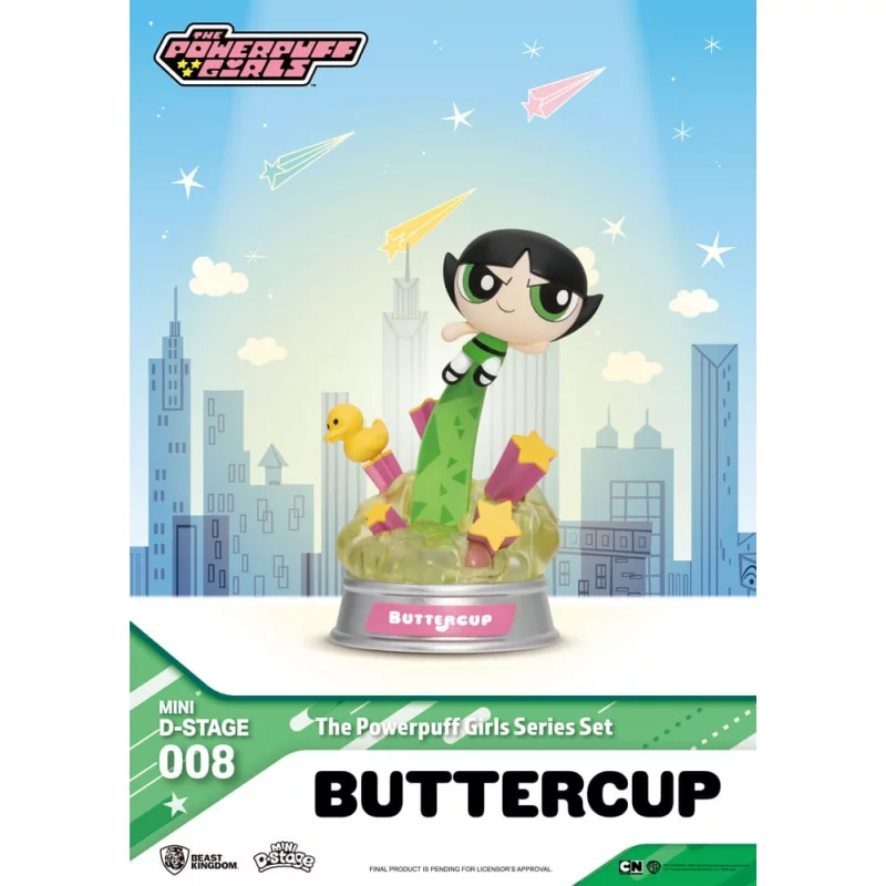 The Powerpuff Girls Pack of 6 Figures Mini Diorama Stage The Powerpuff Girls 12cm