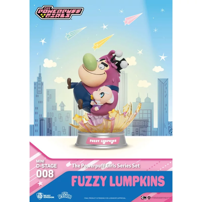 The Powerpuff Girls Pack of 6 Figures Mini Diorama Stage The Powerpuff Girls 12cm