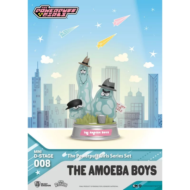 The Powerpuff Girls Pack of 6 Figures Mini Diorama Stage The Powerpuff Girls 12cm