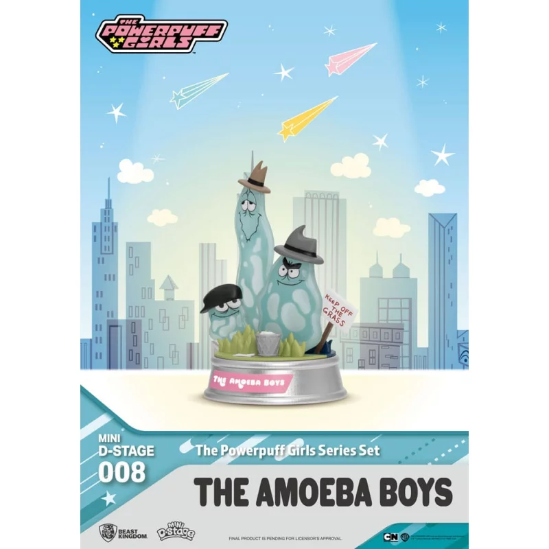 The Powerpuff Girls Pack of 6 Figures Mini Diorama Stage The Powerpuff Girls 12cm